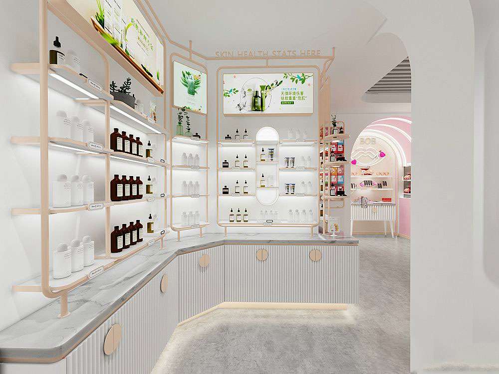 鄭州化妝品專營店裝修效果圖