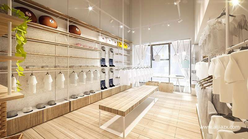 開服裝店怎么裝修好看圖片