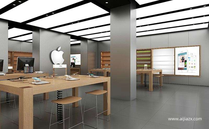 蘋果手機店怎么裝修，蘋果手機店室內設計
