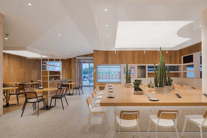 180m2鄭州快餐廳設(shè)計效果圖