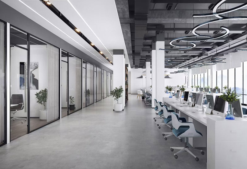 新鄉(xiāng)工業(yè)風(fēng)辦公室裝修設(shè)計(jì)案例