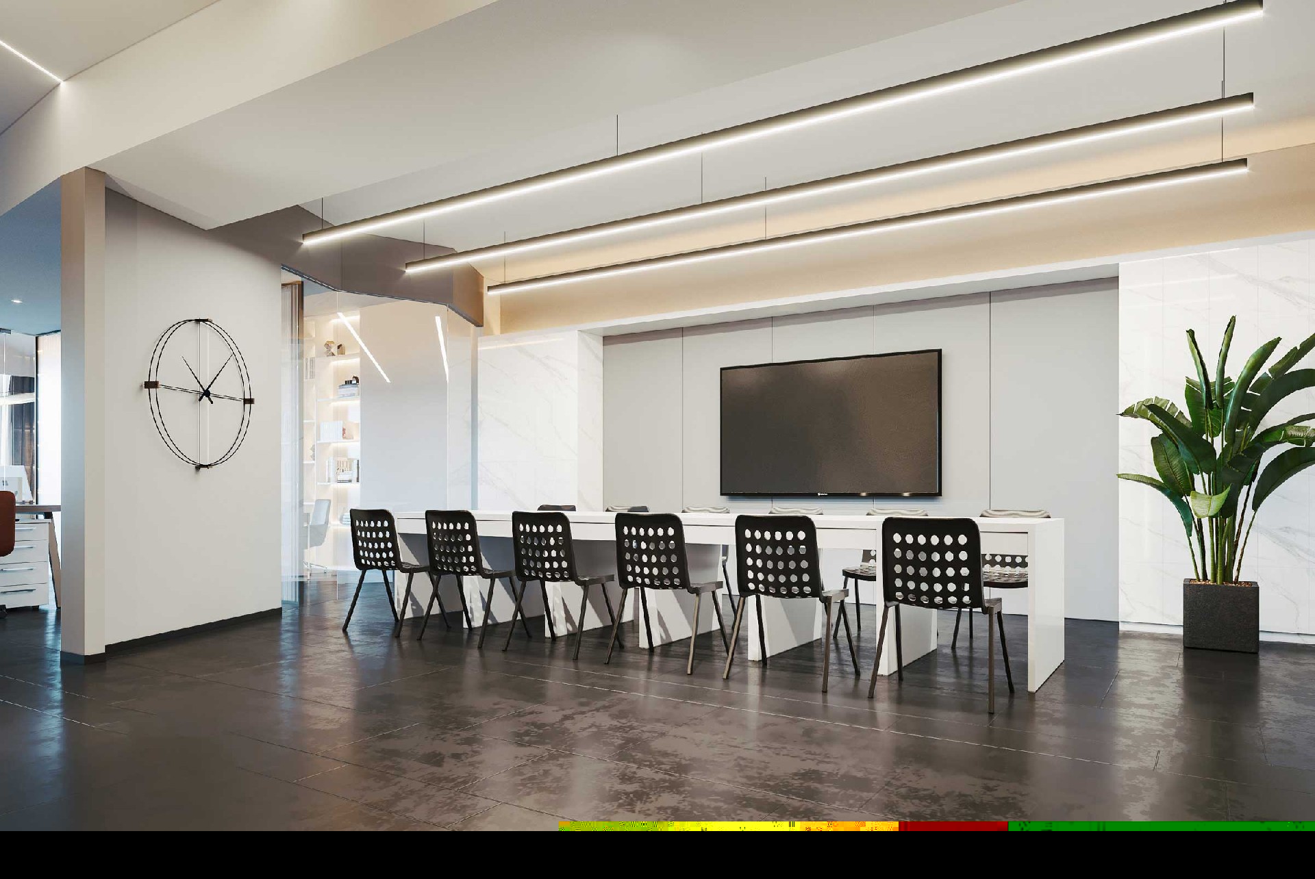 650平米傳媒公司辦公室設(shè)計效果圖