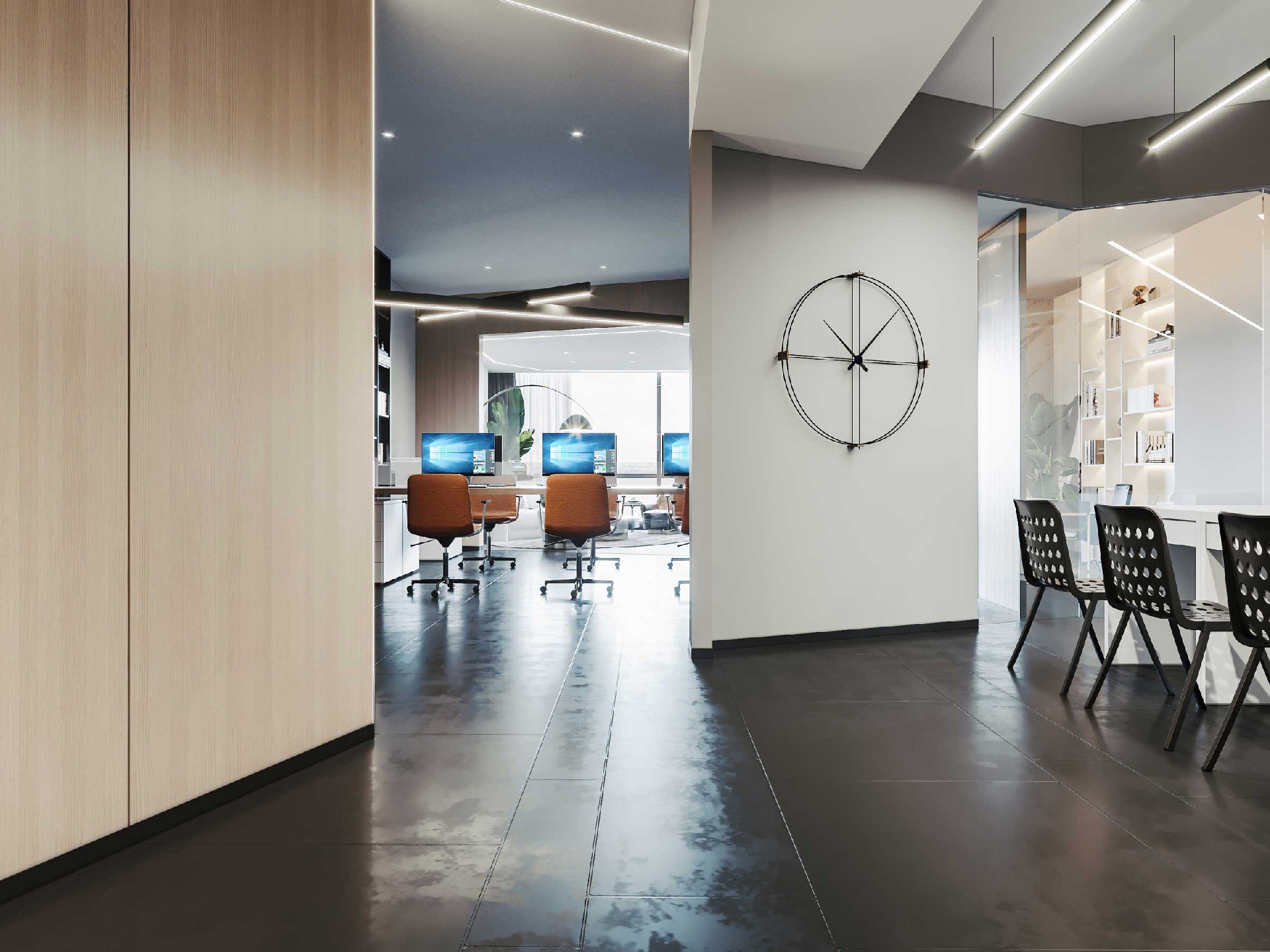 650平米傳媒公司辦公室設(shè)計效果圖