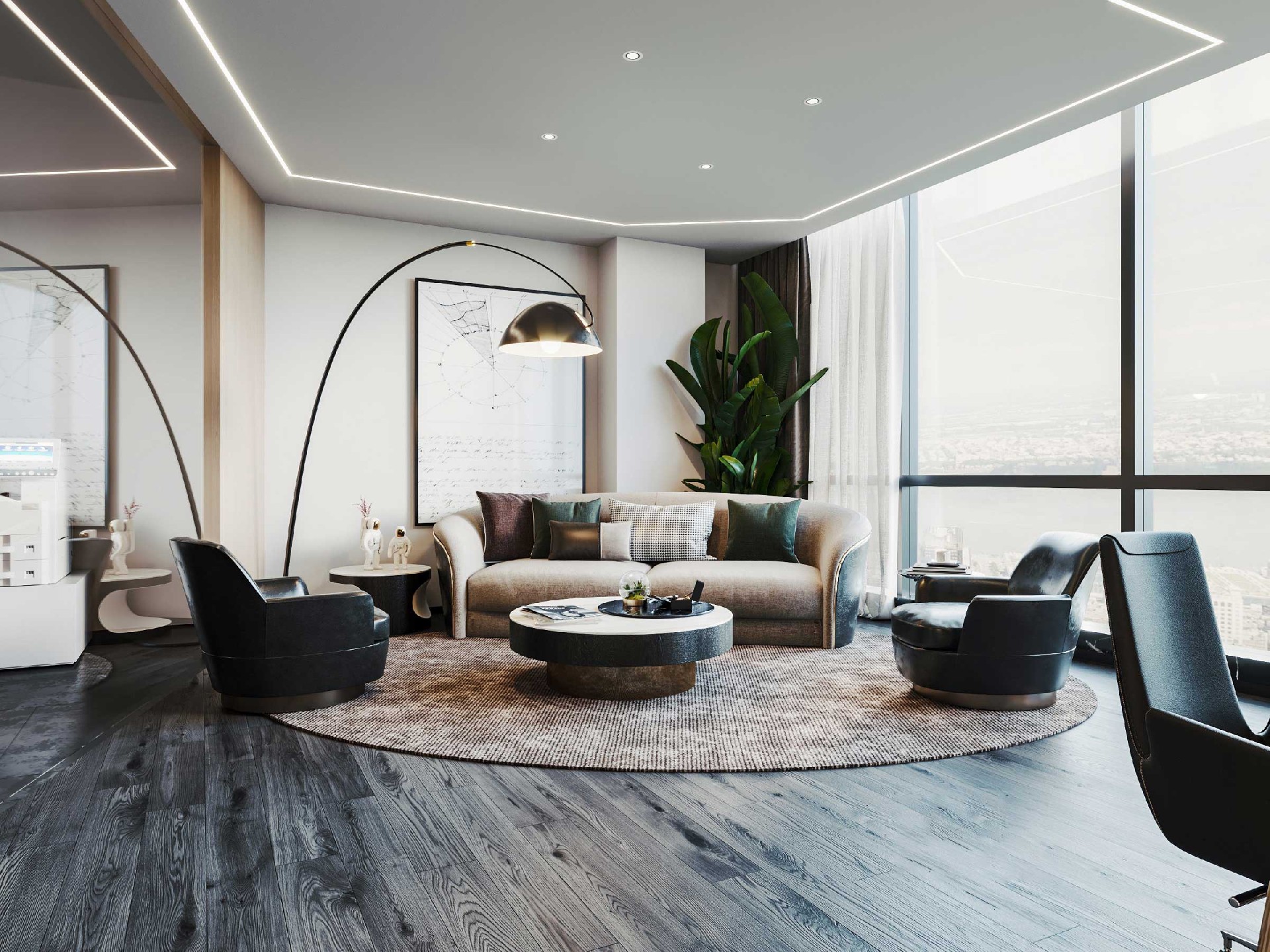 650平米傳媒公司辦公室設(shè)計效果圖