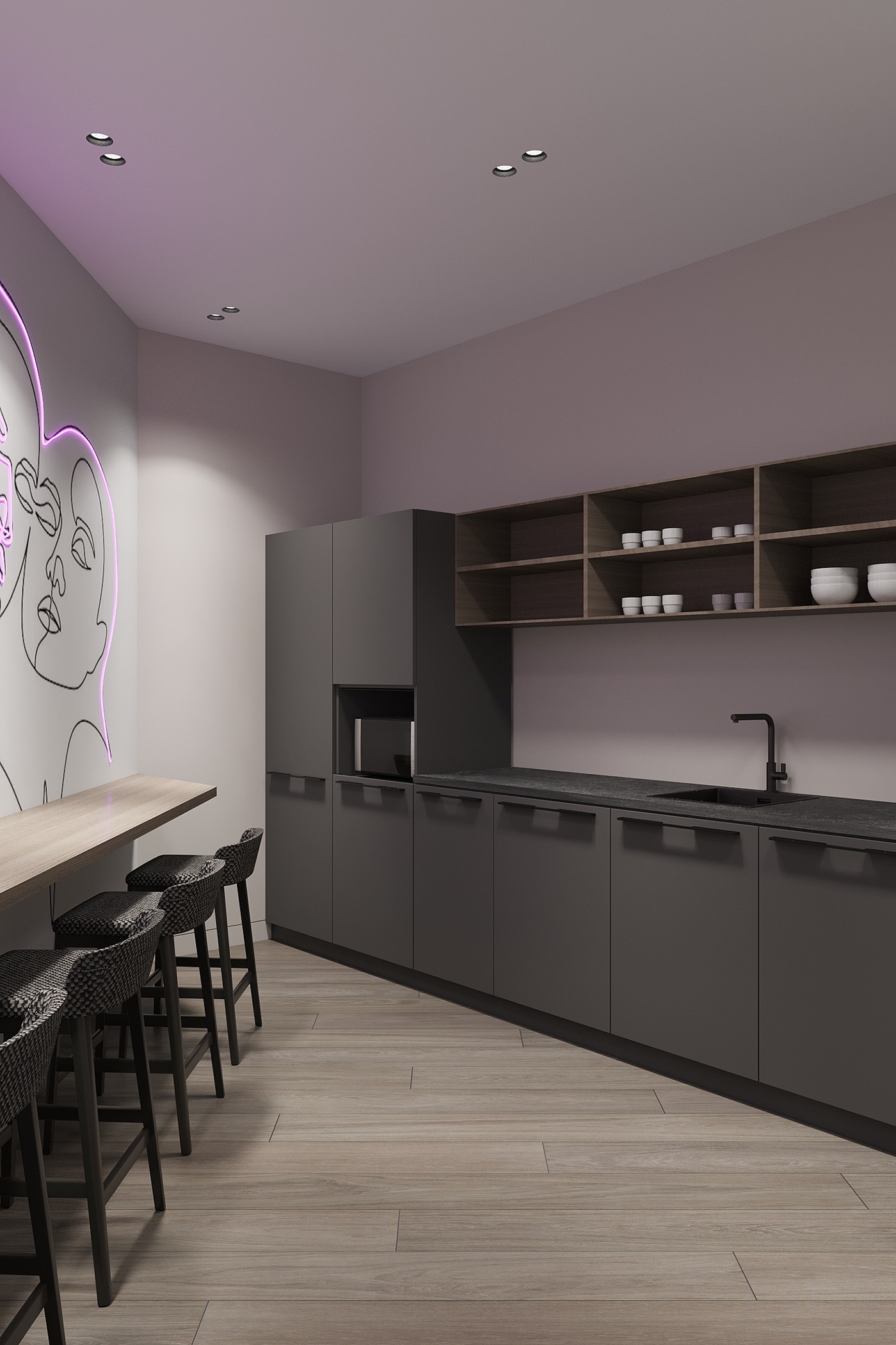 400平米鄭州辦公空間設計裝修效果圖