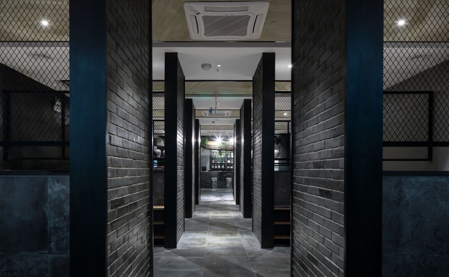 420平米中式酸菜魚餐館裝修設計效果圖