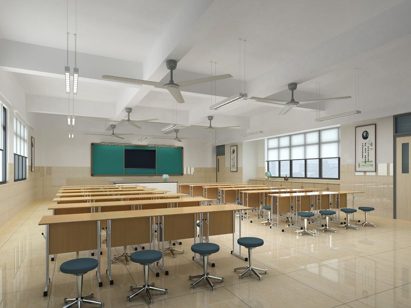 800平米學校辦公室裝修-教室裝修效果圖