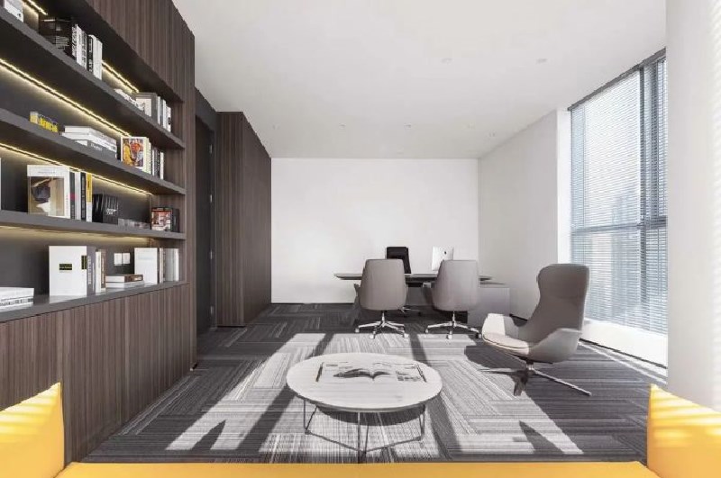 400平米外貿(mào)公司辦公室設計圖