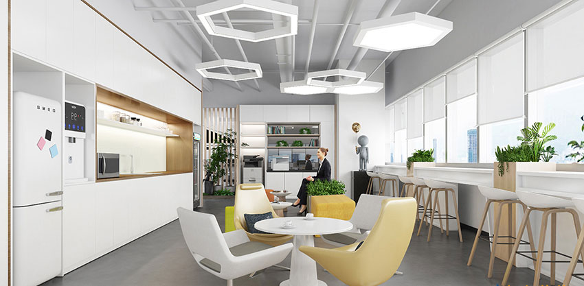 375平米鄭州辦公室裝修設(shè)計效果圖