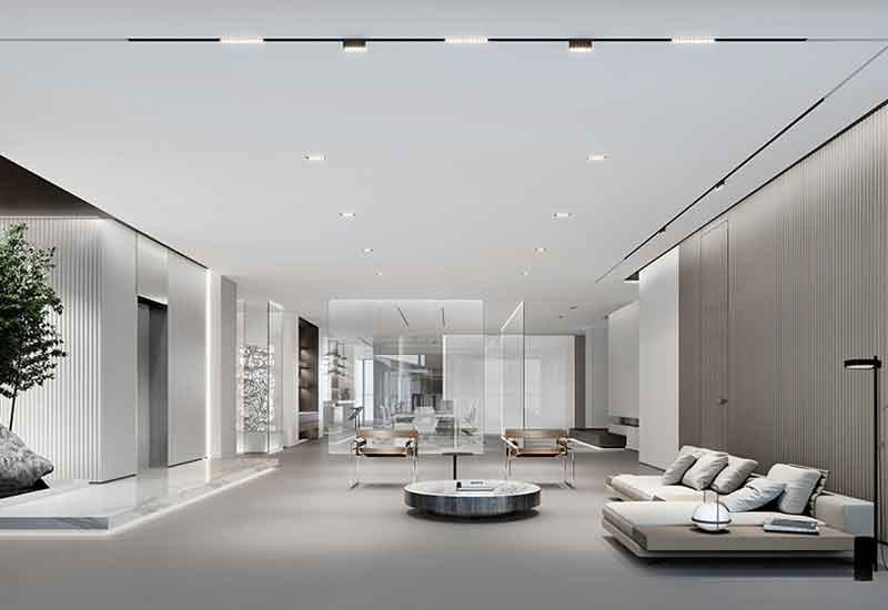 鄭州辦公室接待室裝修:溫馨專業的設計思路