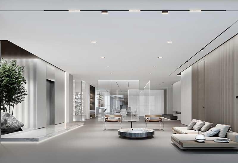 鄭州咨詢公司辦公室裝修設計：接待客戶的舒適環境