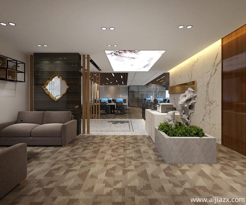 鄭州辦公室裝修,如何設計形象墻?